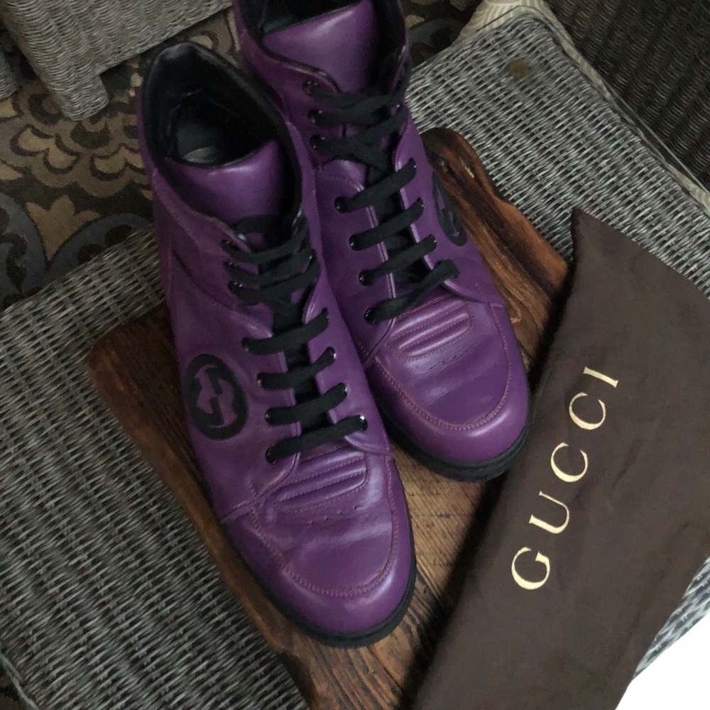 Gucci Hi-Top Sneakers 100% Authentic